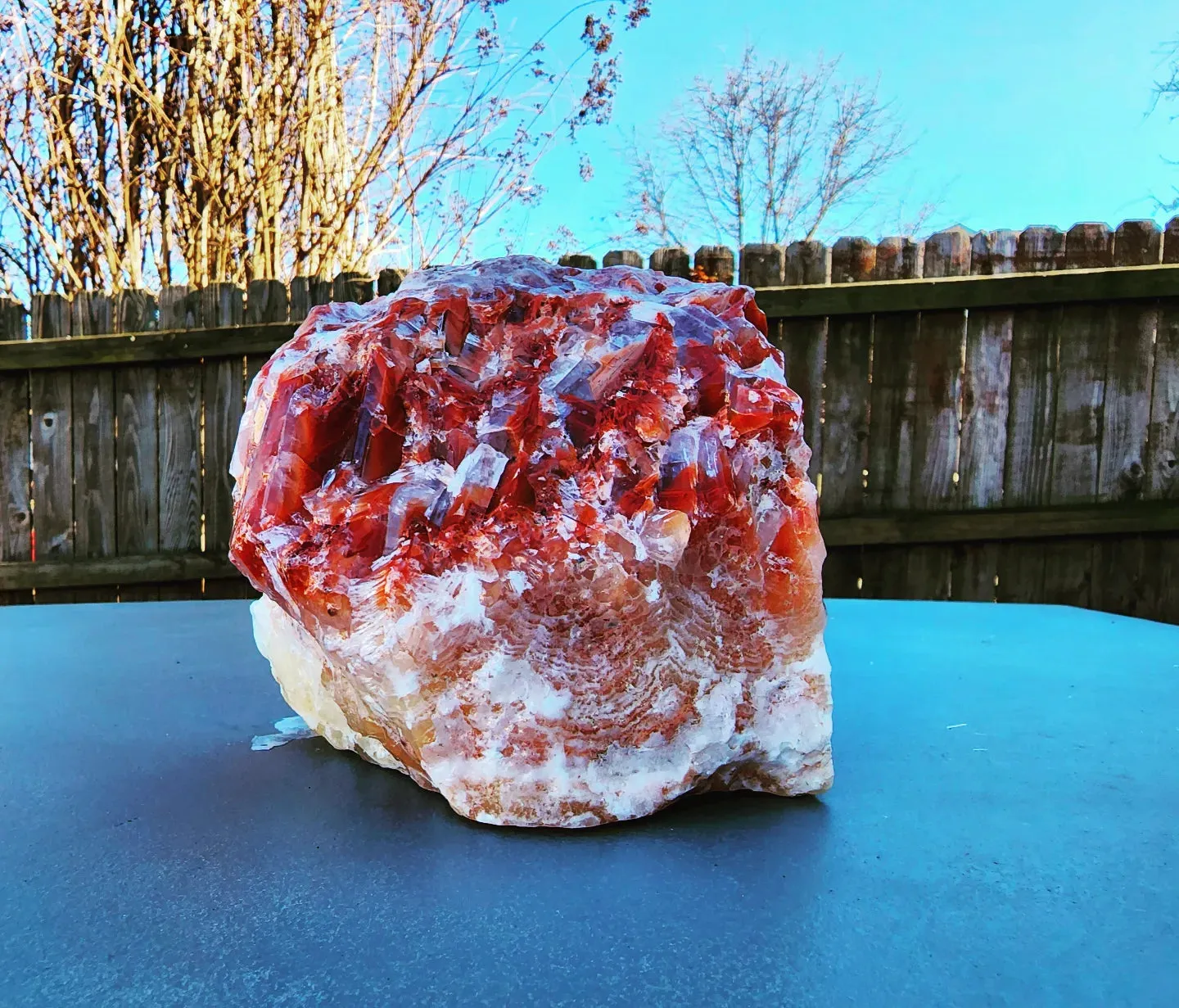 XL Banded Orange/Red Calcite 4lbs+