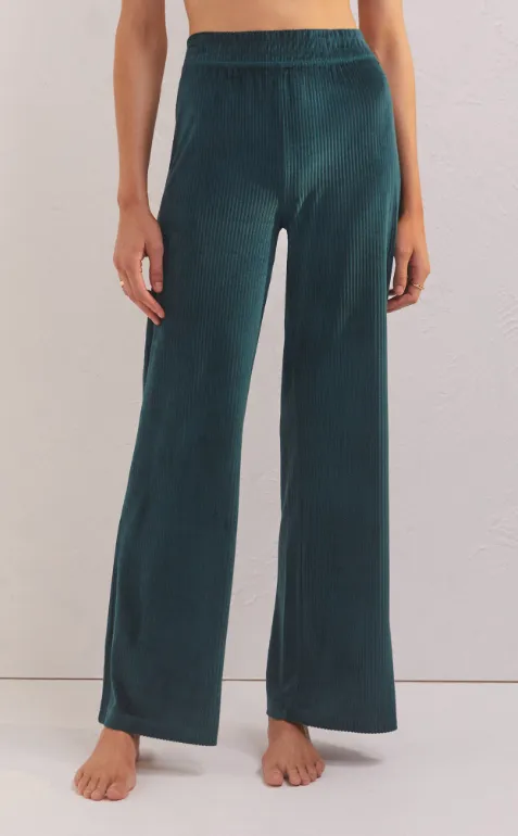 Z SUPPLY FLARE UP VELOUR PANT